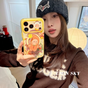 旋转星星姜饼人磁吸支架适用1加15/ACE6一加13t手机壳12/1+9RT/8T新年节oneplus ACE5竞速ACE3pro软11R/ACE2V