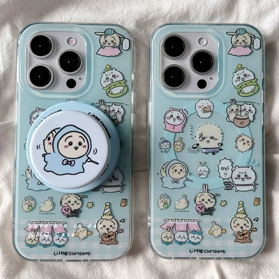 趣味吉伊卡哇磁吸支架适用oneplus ACE5至尊一加12/13T/11手机壳1+ACE2PRO/3V可爱10硅胶1+ACEpro竞速9R/8T软