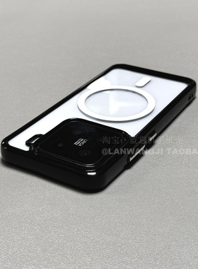 磁吸亮黑边框高级适用Nothing phone3A/3Apro手机壳2A plus男士CMF phone1透明黑色灰蓝防摔海外电话套硅胶套