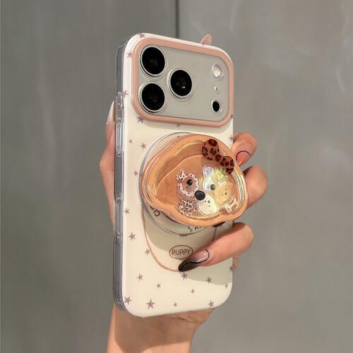 摇摇乐小狗磁吸支架适用NOthing 4A/3A手机壳2谷歌Pixel9/10PRO/87硅胶Pmote edge60pro/G56/ROG9可爱G54小众