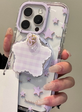 旋转蝴蝶结磁吸支架适用1加15/ACE6一加13t手机壳12/1+9RT/8T星星oneplus ACE5竞速ACE3pro透明11R紫色ACE2V