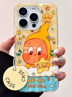 趣味黄星星人格纹适用魅族20/meizu21创意21class手机壳note16pro/9可爱16t新款18S卡通17PRO个性lucky08全包