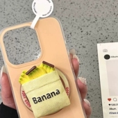 10手机壳X8ultra OPPO Reno14 A78 FindX9 A2m A6pro趣味K13 布袋香蕉磁吸支架适用A5 11F A57水果A3X