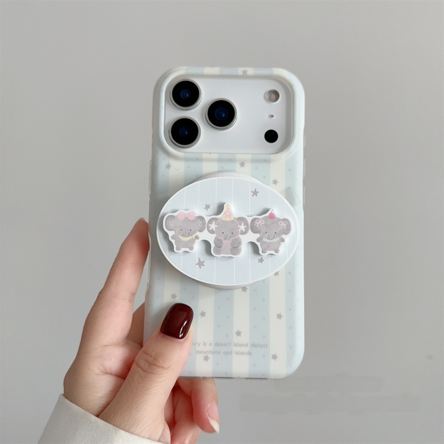 立体三只小象磁吸支架适用传音HOT40手机壳15pro红魔11pro+nfinx Smart8硅胶hone3Apro华硕ZenFone9可爱软壳图片