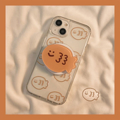 磁吸日本鲷鱼烧支架适用三星s23ultra手机壳S20fe搞怪Note20新款 S10 有趣9透明可爱S22全包S23FE可拆卸S21女