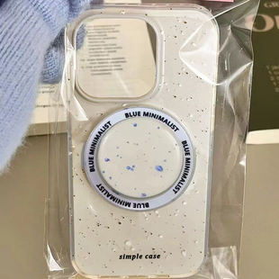 磁吸英文极简风支架y200i适用vivo X100S/80软X70PRO+手机壳x90/V29/y35/y78t套S18e/V30女Y36/S20/y52/Y76s