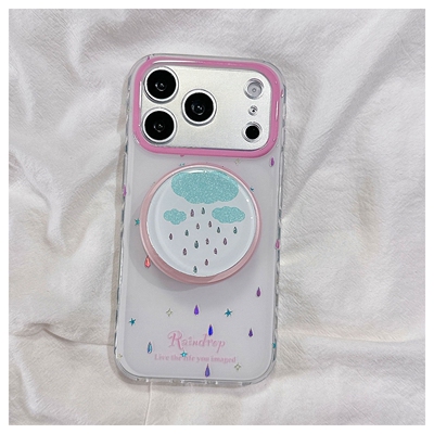彩色小雨滴磁吸支架适用努比亚Z60pro手机壳Z80 ULTRA/Z70/Z50Spro/ZTE-A51/Z11可爱MAX/N2/11pro唯美10AIR软