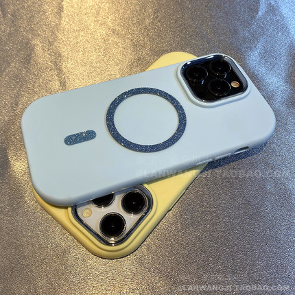 闪粉磁吸壳适用oppo reno11/5K手机壳8PRO+/7se/A2pro/A93创意A53/A11/A72/K9/K11纯色A57/Findx7简约A58硅胶