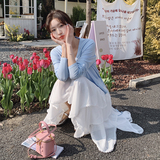 新品！吊带不规则超仙连衣裙8327P135K188，女装套装/套裙，2C060