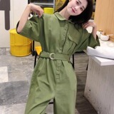 新短袖连体裤8021P120K178，女装连体裤，2C060