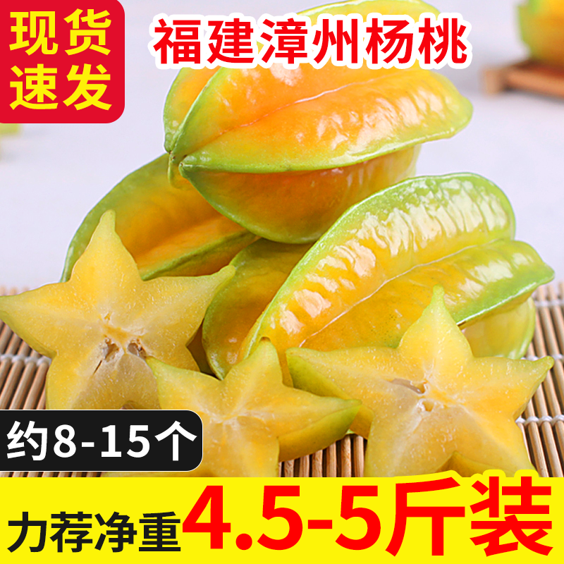 福建杨桃应当季五角星斤时令应当季原产地新鲜水果整箱现货速发装