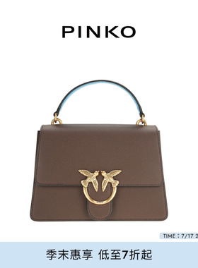PINKO2025粒面皮革中号手提包100066A2JZ