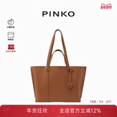 PINKO女士飞鸟挂饰单肩手提托特包102832A1LF