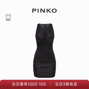 连衣裙103267A1JS 无袖 PINKO女士修身 时尚