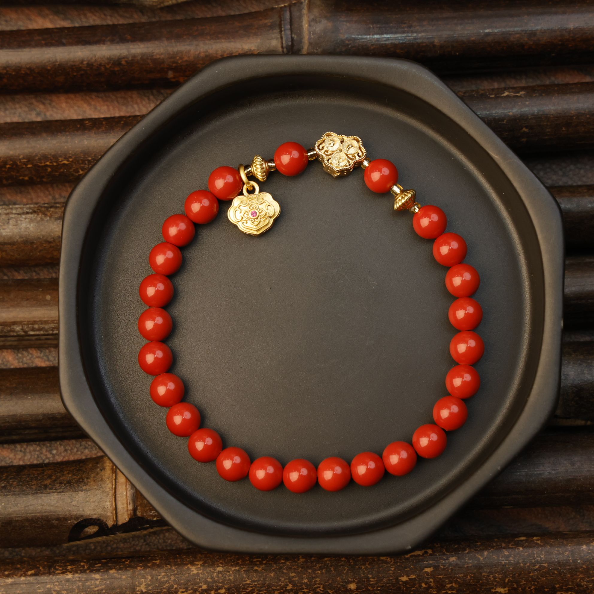 【三合手串】合财、合缘、合运、鸿运连连“朱”事顺利