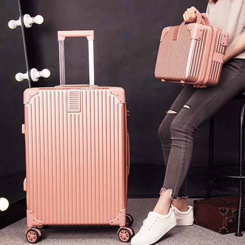 Чемодан подходит для мужчин и женщин, универсальная коробка, в корейском стиле, 20 дюймов, 24 дюймов