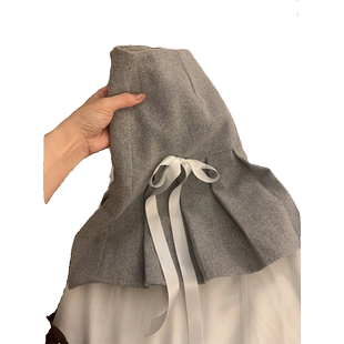 芭蕾风百褶裙半身裙女秋冬蝴蝶结半裙小个子高腰a字裙子毛呢短裙