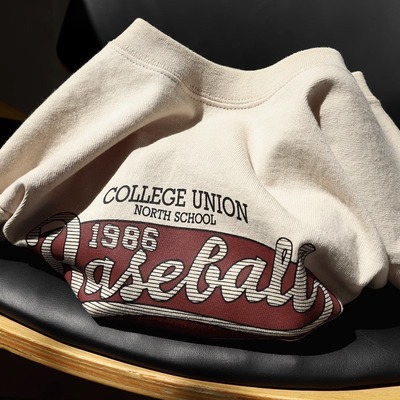 日系复古纯棉长袖t恤女早秋chic