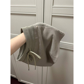 谁穿谁好看 高腰设计感辣妹显瘦抽绳包臀a字裤 显腿长短裤 女夏季