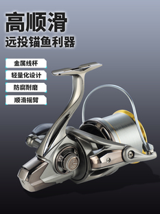 全金属远投轮10000鱼轮海竿渔轮超大渔线轮锚鱼轮纺车轮