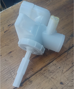 适用美菱洗衣机排水阀芯B100M500GX阀体B120M500GX 配件XQB100GX