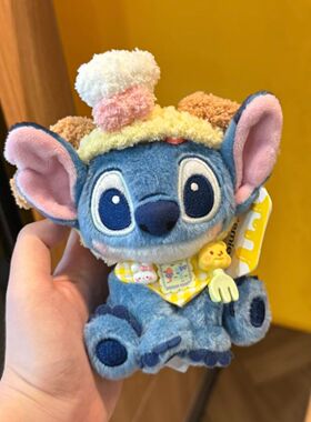 【迪士尼正版】无牙仔头套史迪仔毛绒挂件史迪奇玩偶公仔包包挂饰