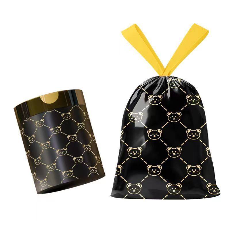 贵族小熊加厚垃圾袋抽绳束口一次性爆款印花抽绳垃圾袋手提式,家庭/个人清洁工具,家用垃圾袋,淘宝优惠券,粉丝福利购,淘宝优惠卷