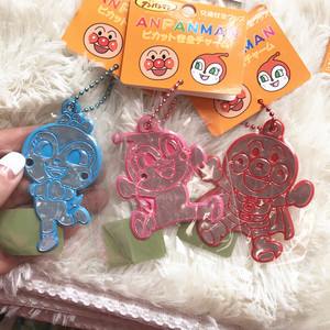 现货日本 面包超人博物馆限定书包挂件夜间夜跑反光安全牌