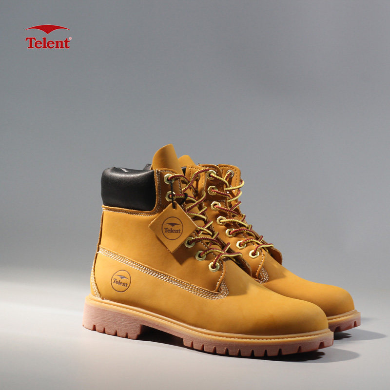 天伦天 马丁靴机车靴男女鞋情侣款大黄靴男女 冬季靴子男女