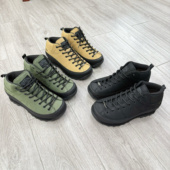 防水男鞋 摩纳家徒步鞋 秋冬户外露营鞋 登山鞋 防水头层牛皮 中帮男士