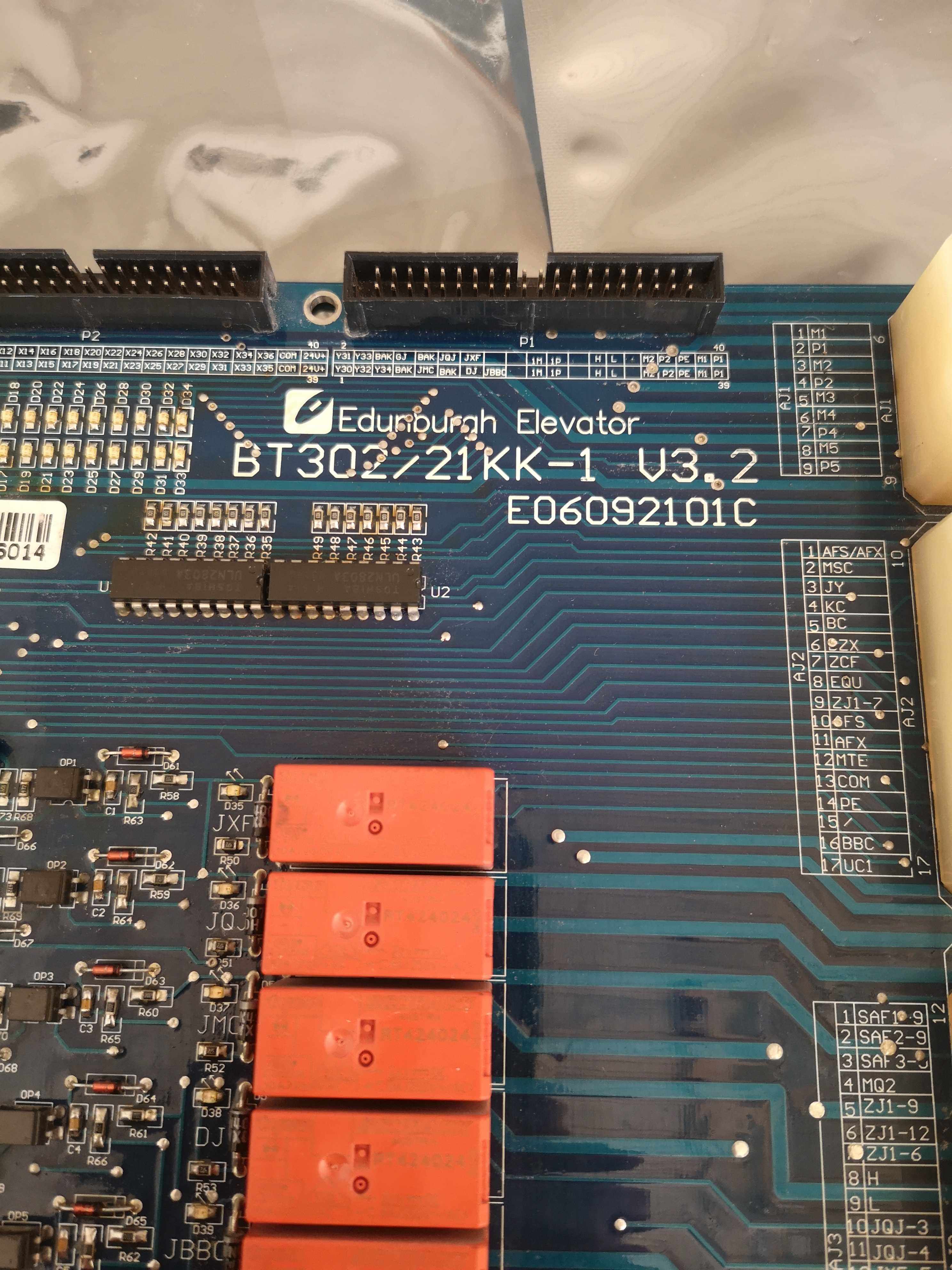 电梯配件主板/爱登堡电梯控制柜接口bt302/21kk-1 v3.2v3.3询价