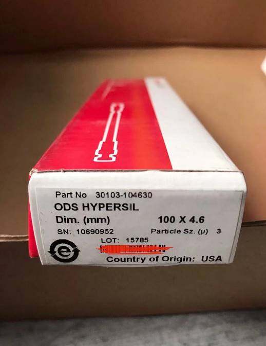 thermo美国赛默飞石墨化碳色谱柱 30103-104630 100x4.6mm 3um询