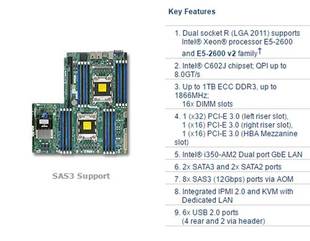 DDR3 V2询价 CF31服务器主板C612 2011 X9DRW 2600 超微