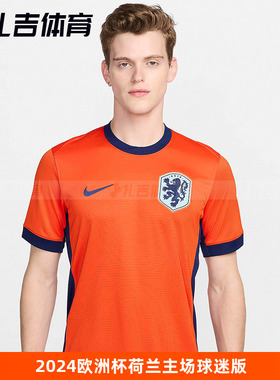 扎吉体育耐克NIKE欧洲杯荷兰主场球迷版男子足球服球衣FJ4276-819