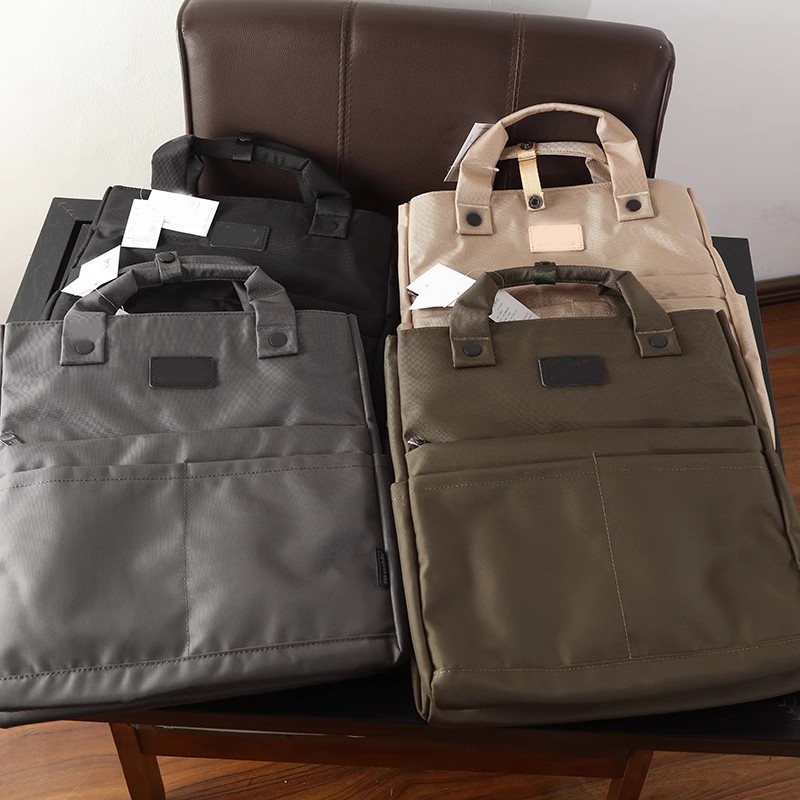 进口面料王炸好货 防水耐脏大容量手提双肩斜挎商务通勤包ah1018