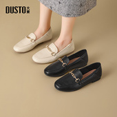 大东乐福鞋 优雅内增高低跟套脚方头饰扣Q0209 新款 女鞋 2026春季