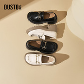 女鞋 2026春季 新款 大东乐福鞋 时尚 休闲甜美粗跟高跟套脚圆头Q0128