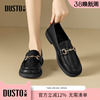 大东dd黑色乐福鞋女2026春季新款女鞋英伦风小皮鞋单鞋通勤鞋子女