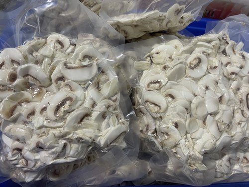 白蘑菇切片净菜方便简洁