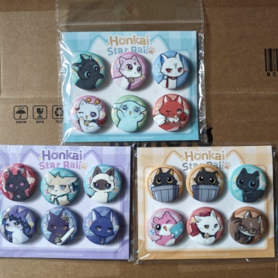 星穹铁道满赠小不点猫猫吧唧第二弹第三弹第五弹