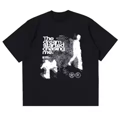 Oversized T Shirt Men Hip Hop T-Shirt Vintage 90s Setwear