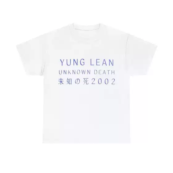 Yung Lean Unknown Death 2002 Album Tour Merch T-Shirt