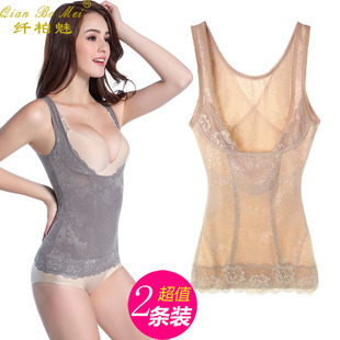无痕塑身背心收腹分体上衣服薄款 产后束腰减肚子美体燃瘦脂身内衣