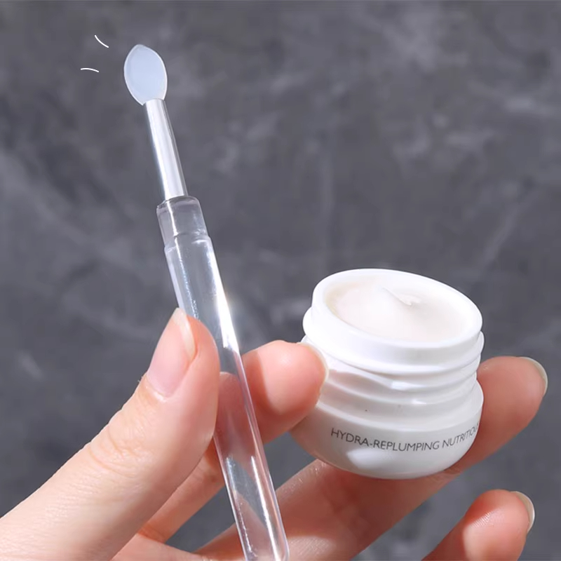 硅胶唇刷带盖便携唇膜刷润唇膏专用挖取勺迷你口红化妆小刷子防水