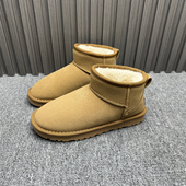 处理清仓真皮羊毛混纺雪地靴女冬季 时尚 加厚防滑保暖韩版 36码 棉鞋