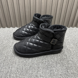亏本处理雪地靴女冬季新款加绒保暖套脚简约防水防滑时尚软底棉鞋