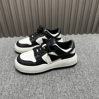 真皮系带加绒保暖运动鞋