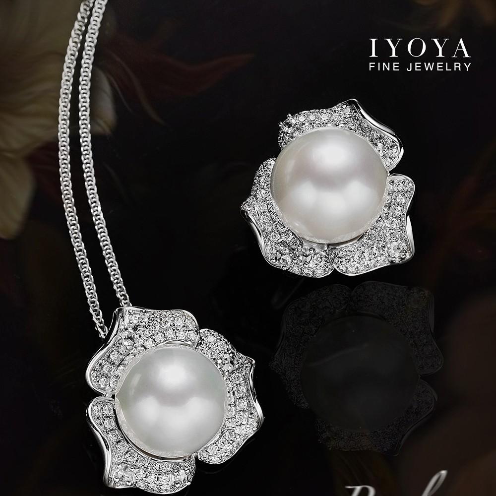 南洋白澳白吊坠戒指13-14mm