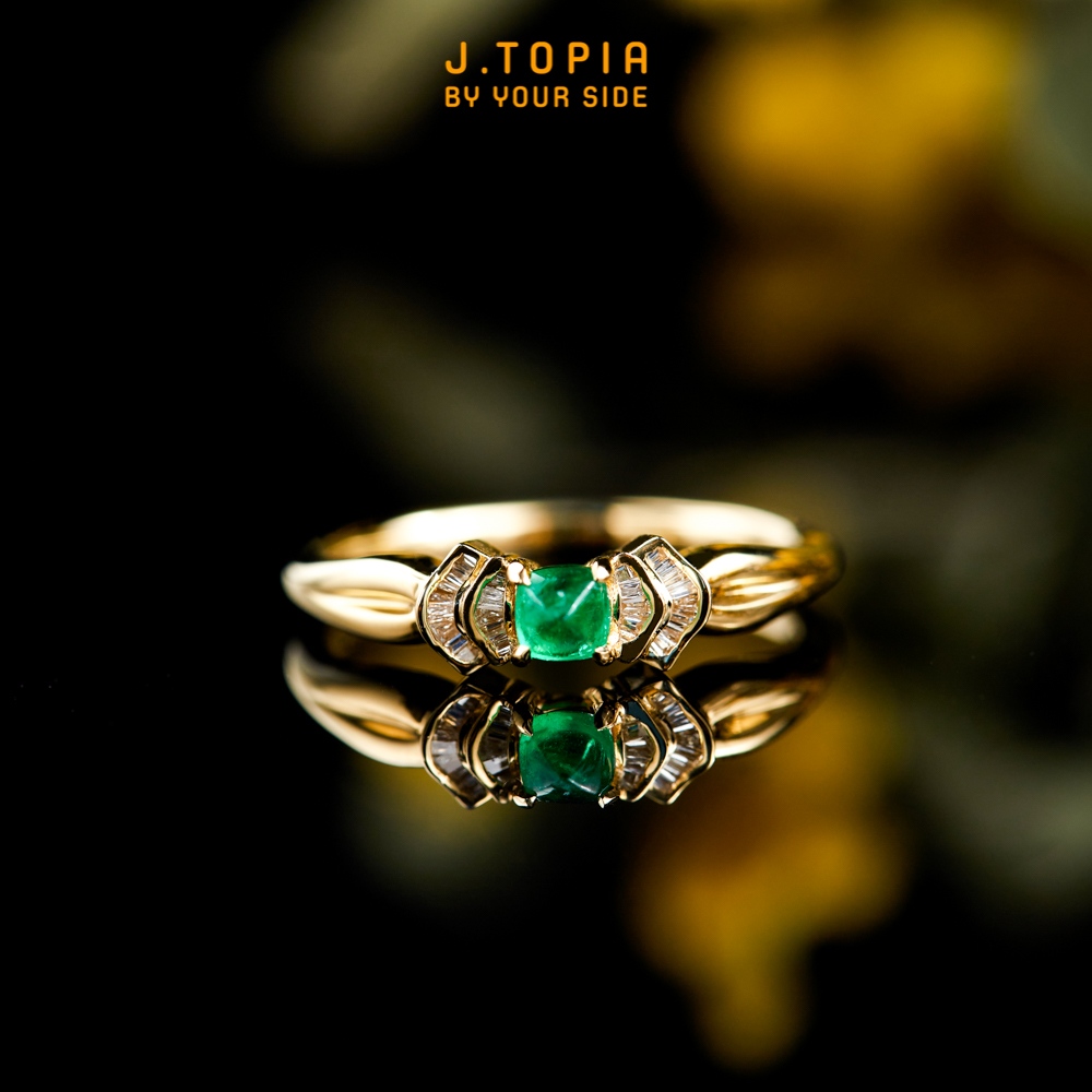 现货 祖母绿戒指