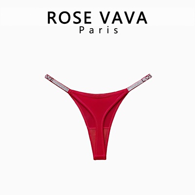 VICTORIADEKALI红色性感内裤女